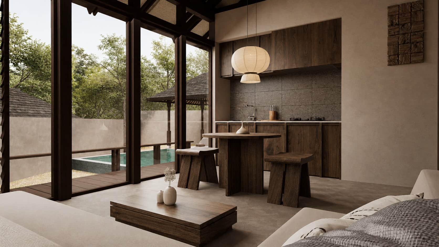 Ki - 1BR Living room 2