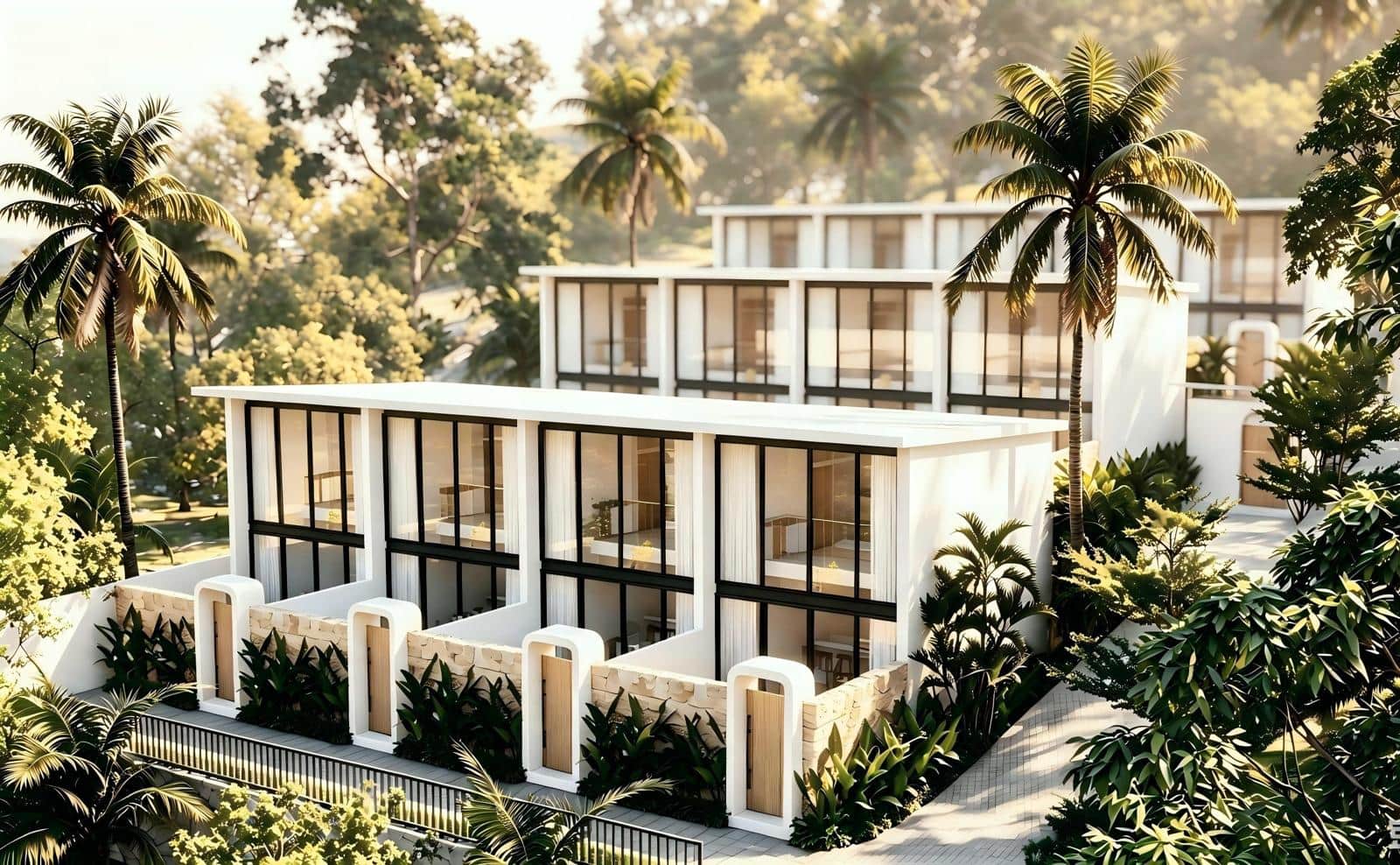 1BR villa in kuta trees