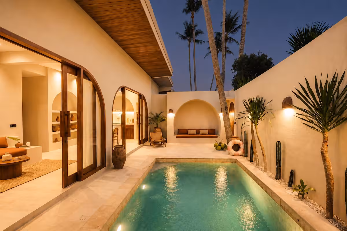 2BR villa in kuta pool